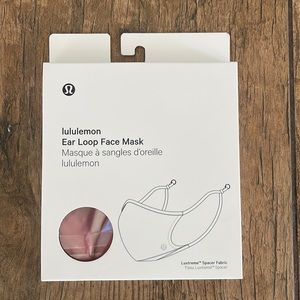 Lululemon Ear Loop Face Mask - pink